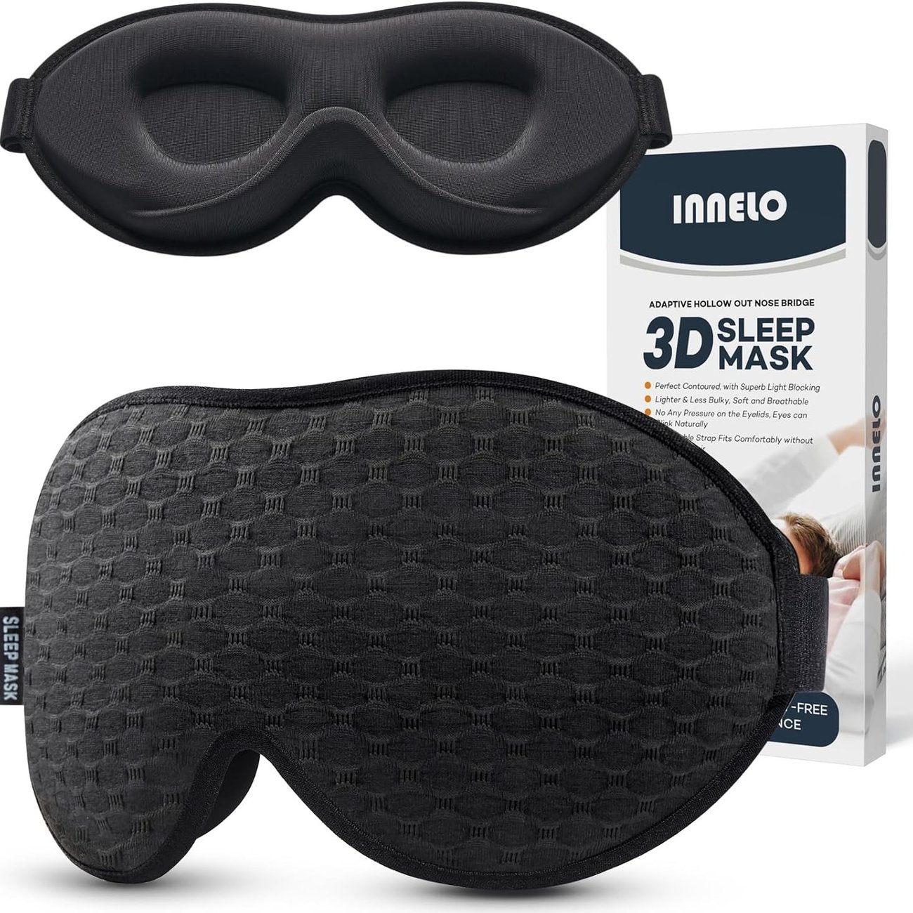 INNELO - 3D Schlafmaske