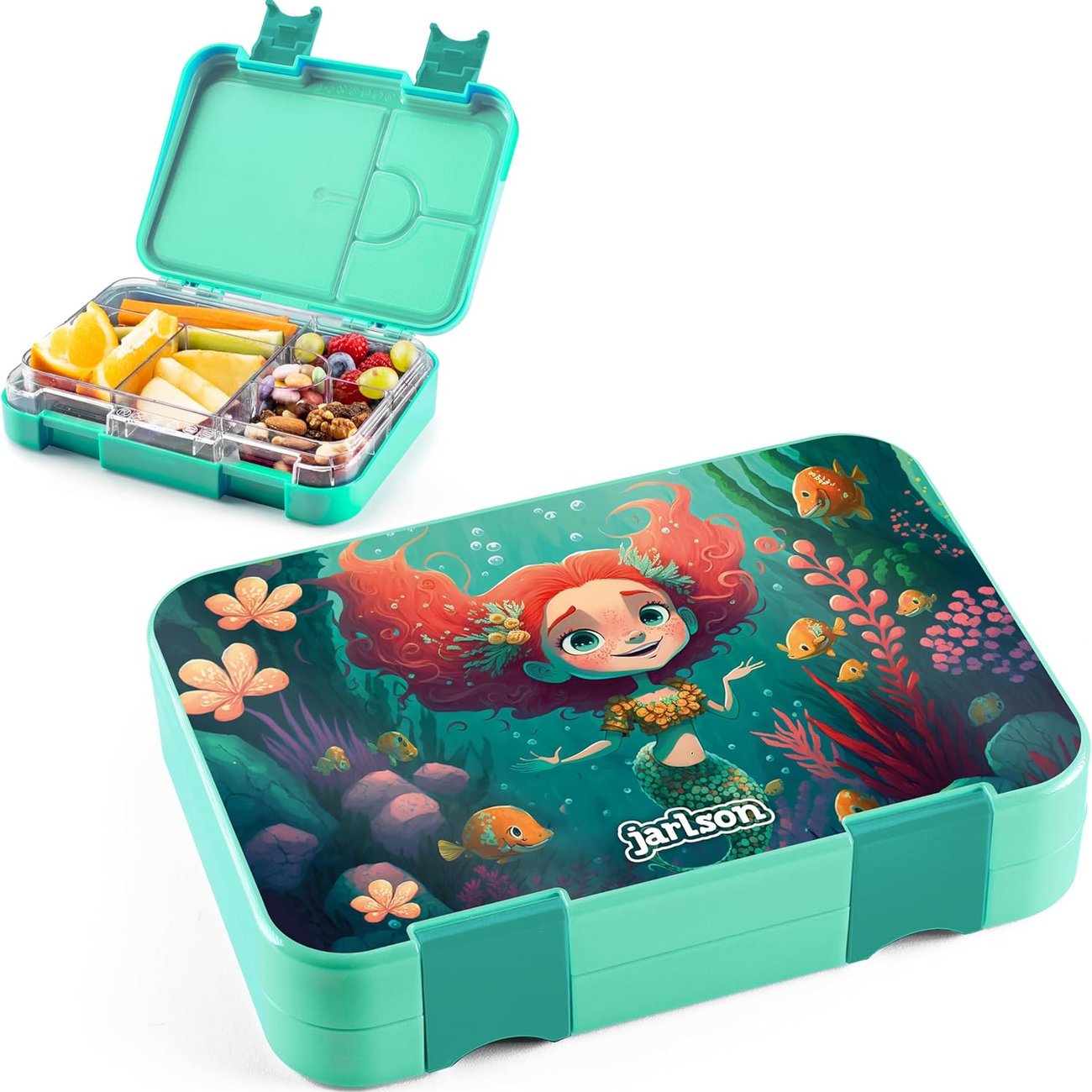 Jarlson Brotdose Kinder mit Fächern - TONI Lunchbox