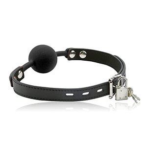 BDSM Mouth Gag Ball mit Schlüssel 