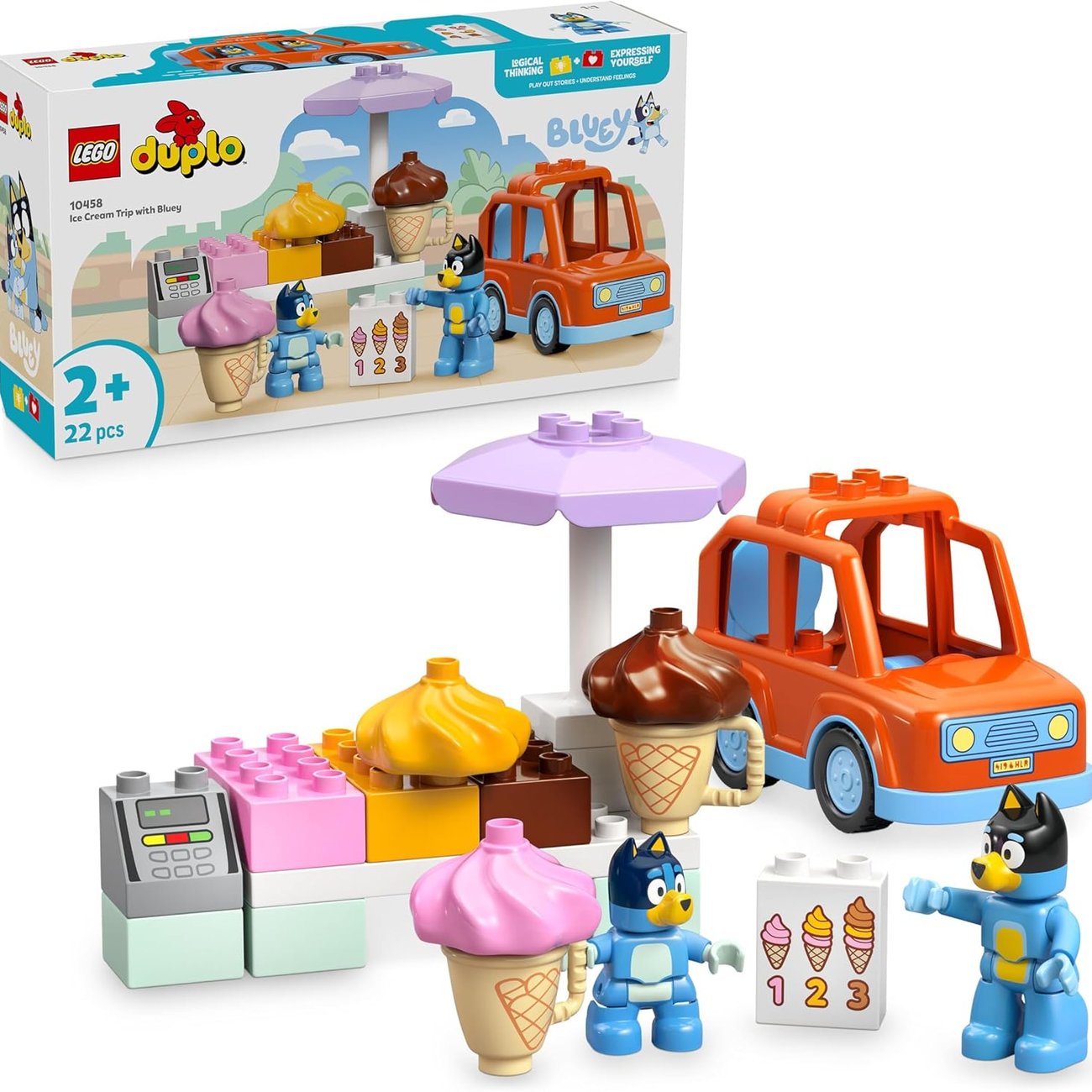 LEGO DUPLO Bluey: Ice Cream Trip with Bluey