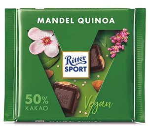 Ritter Sport Mandel Quinoa (Vegan), 10er Pack (10 x 100 g)