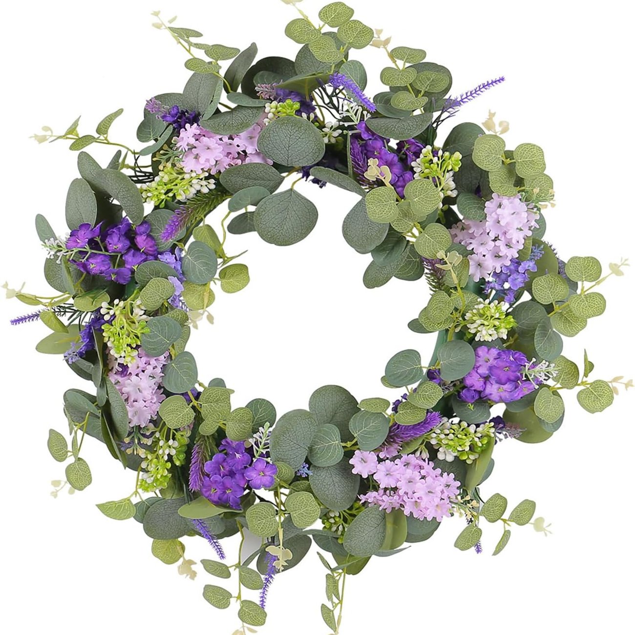 Blumenkranz für die Haustür