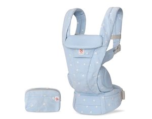 Ergobaby Omni Deluxe All-in-One Babytrage für Neugeborene ab Geburt bis 20kg