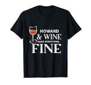 HOWARD und Wein machen alles gut T-Shirt Name HOWARDS T-Shirt
