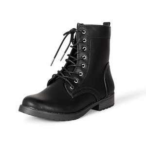 Amazon Essentials Collins Damen Combat Boot, Schwarz