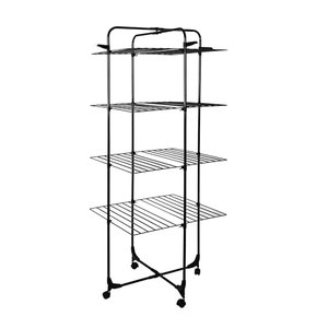 Yoursol Wäscheständer-Turm Paris in Schwarz