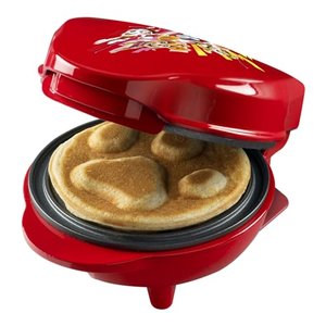 „PAW Patrol“-Waffeleisen mit Pfoten-Motiv, rot