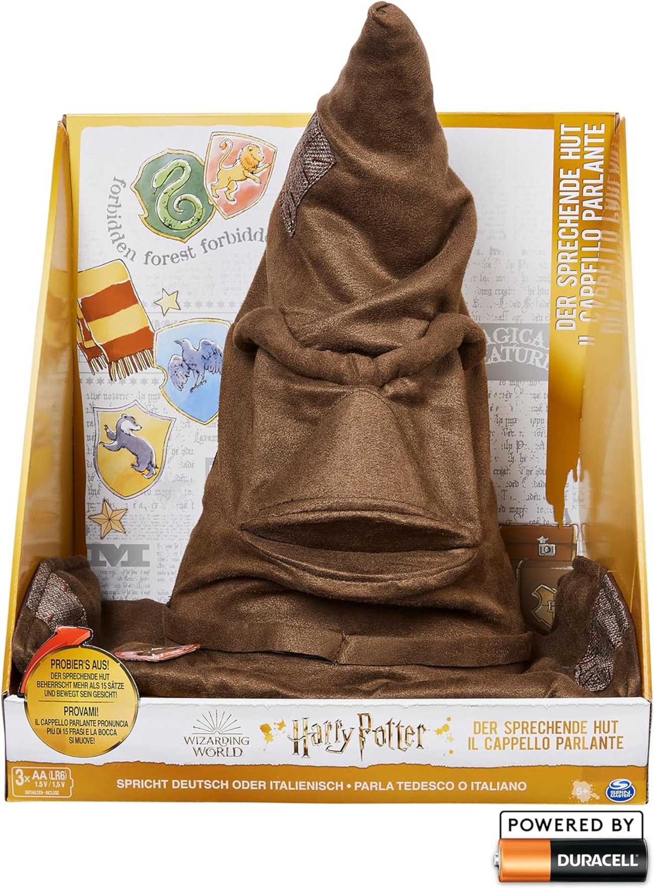 Harry Potter - Interaktiver sprechender Hut mit Sound