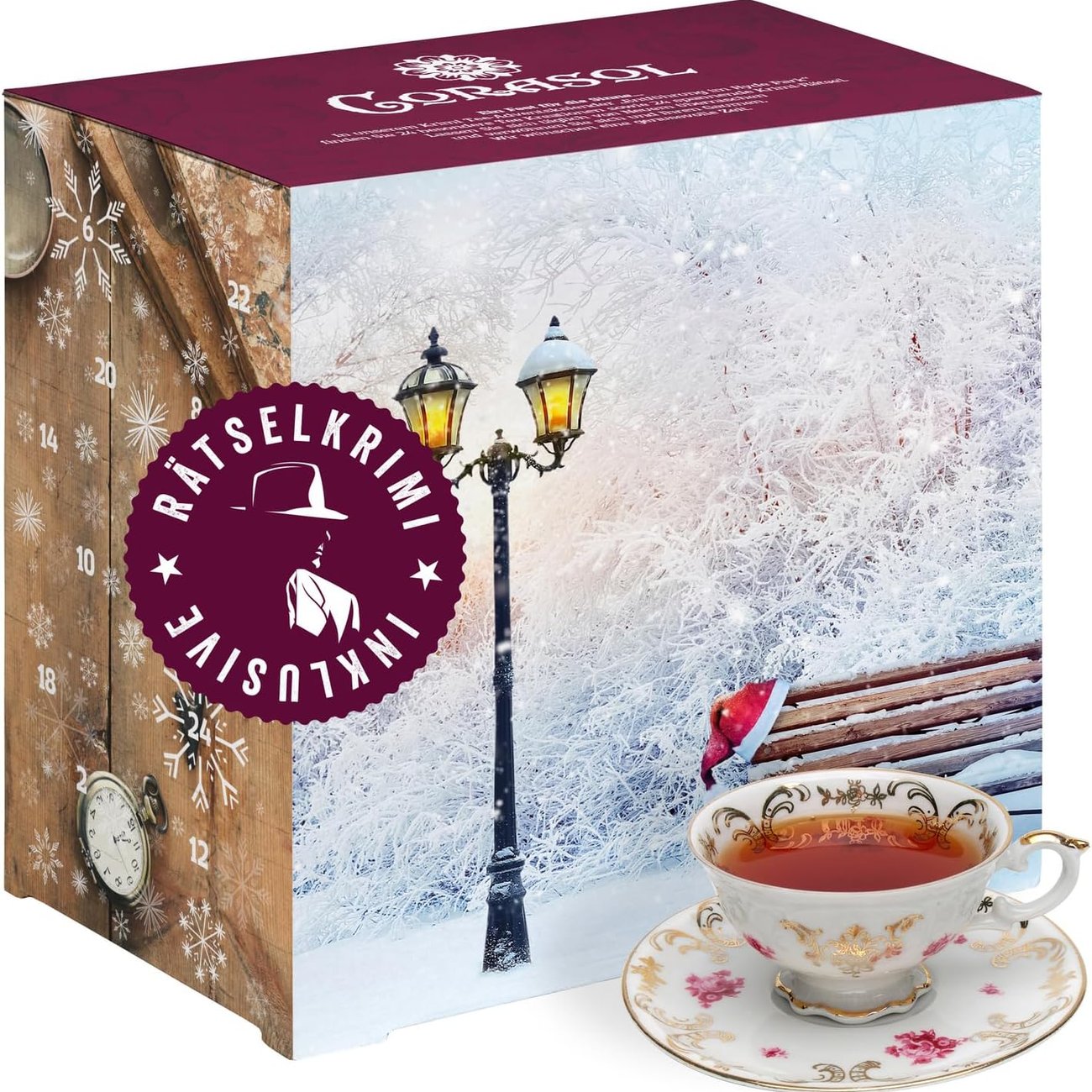 Corasol Krimi & Tee Adventskalender