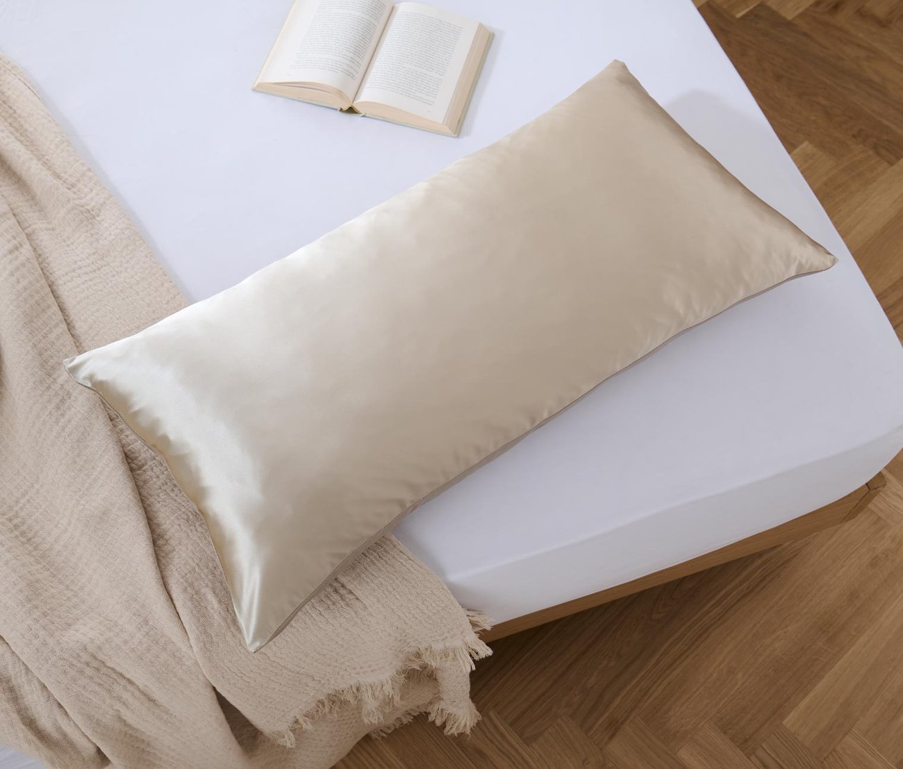 Seiden-Baumwoll-Kopfkissenbezug