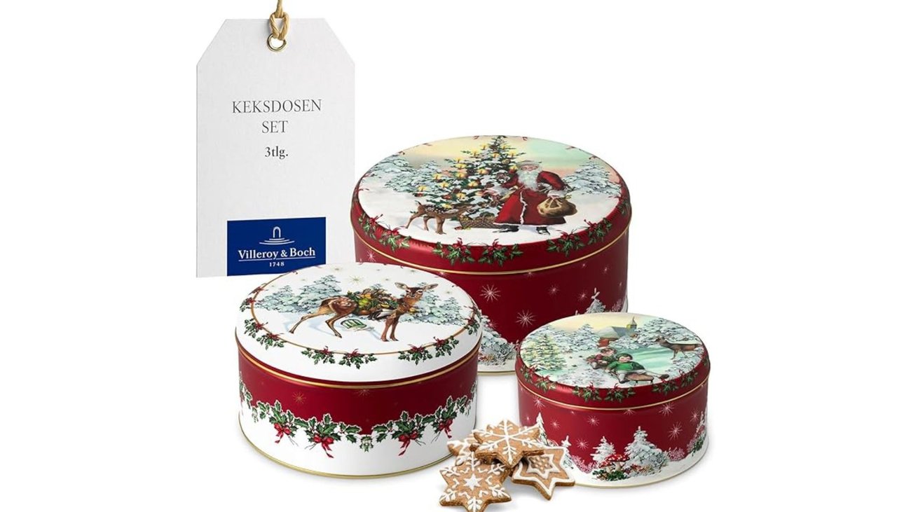 Villeroy & Boch: Gebäckdosen-Set, 3-teilig