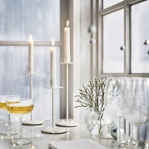 FRÖJDA Kerzenständer 3er-Set - weiß