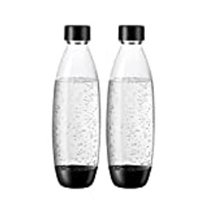 SodaStream DuoPack Fuse 2x 1L KST-Flasche - spülmaschinengeeignet (BPA frei) - Ersatzflaschen für So