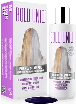 Silber Shampoo - Anti-Gelbstich Shampoo für blondierte Haare