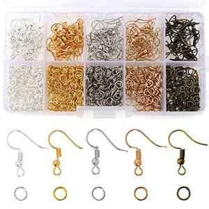 Earring Making Kit, 1150 Pieces, Multicoloured