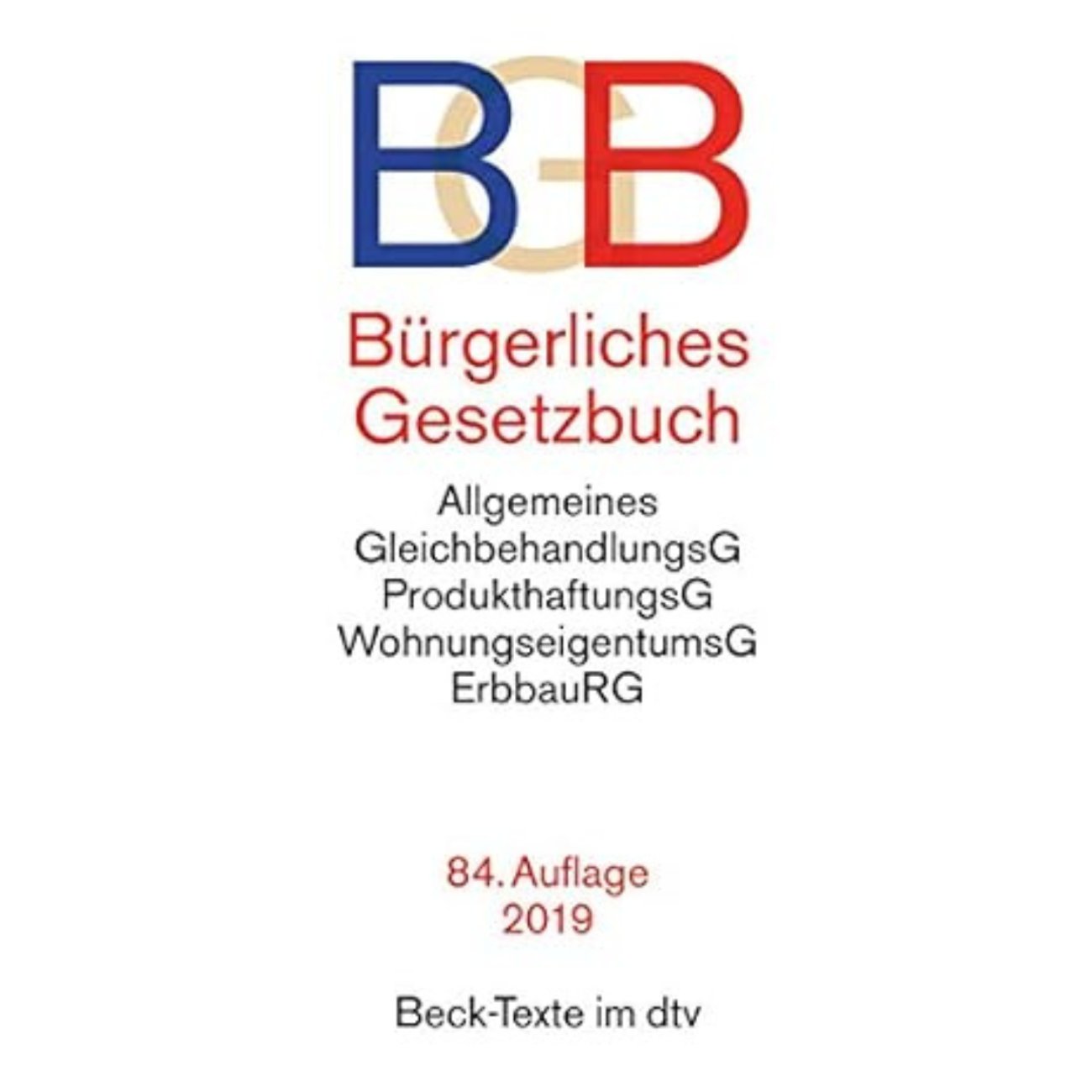 Helmut Köhler: Bürgerliches Gesetzbuch BGB