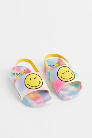 Print-motif pool shoes - Gelb - Kinder