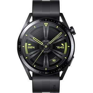 HUAWEI WATCH GT 3: Smartwatch, Edelstahl, 46mm – schwarz