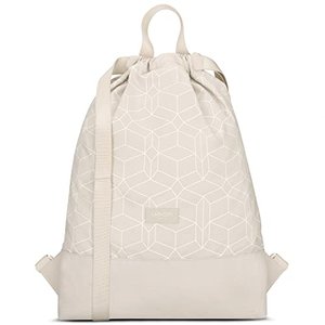 LARKSON Turnbeutel Damen & Herren Beige Gemustert