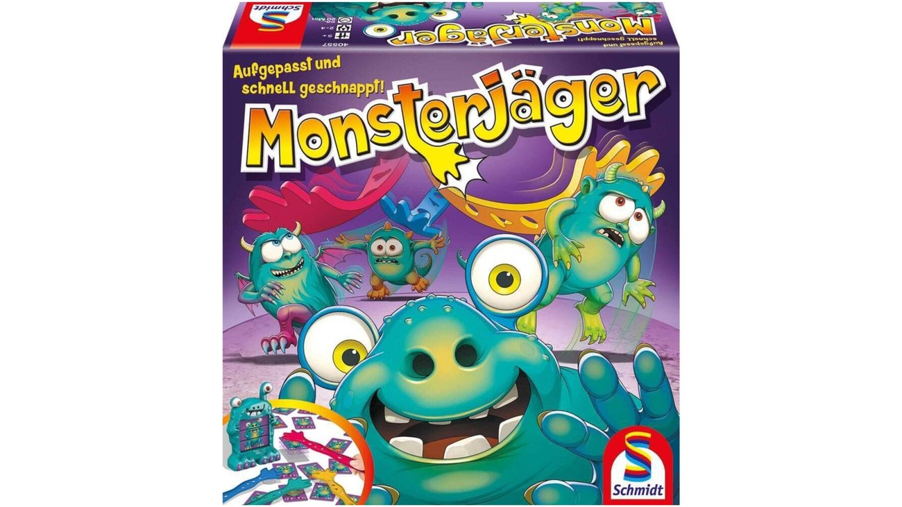 Schmidt&#x20;Spiele&#x20;40557&#x20;Monsterj&#x00E4;ger,&#x20;Aktionsspiel,&#x20;bunt