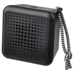 VAPPEBY Bluetooth-Lautsprecher, tragbar - wasserdicht/schwarz