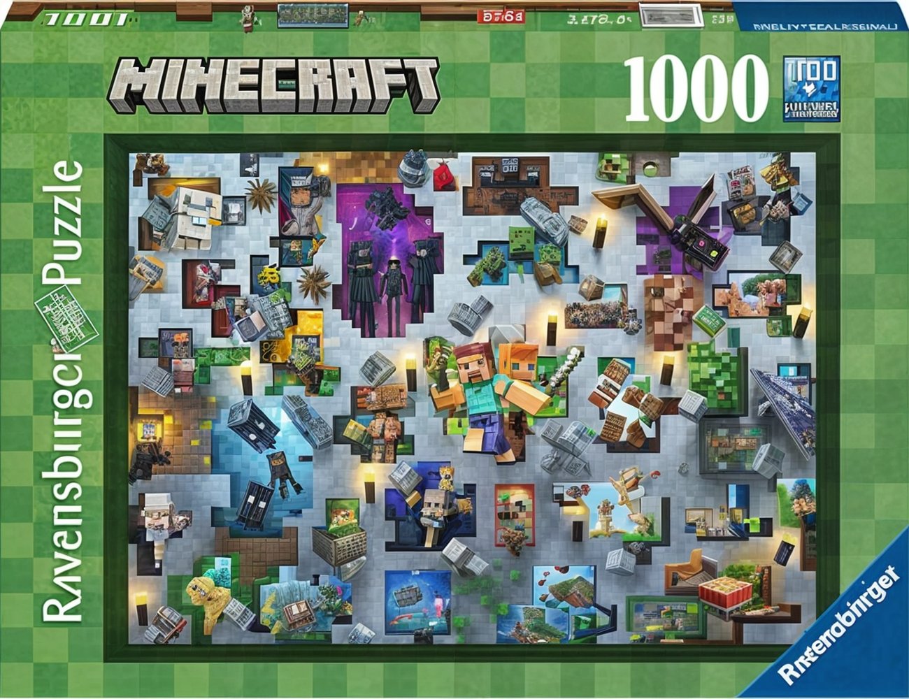 Ravensburger Puzzle Minecraft Mobs 1.000 Teile