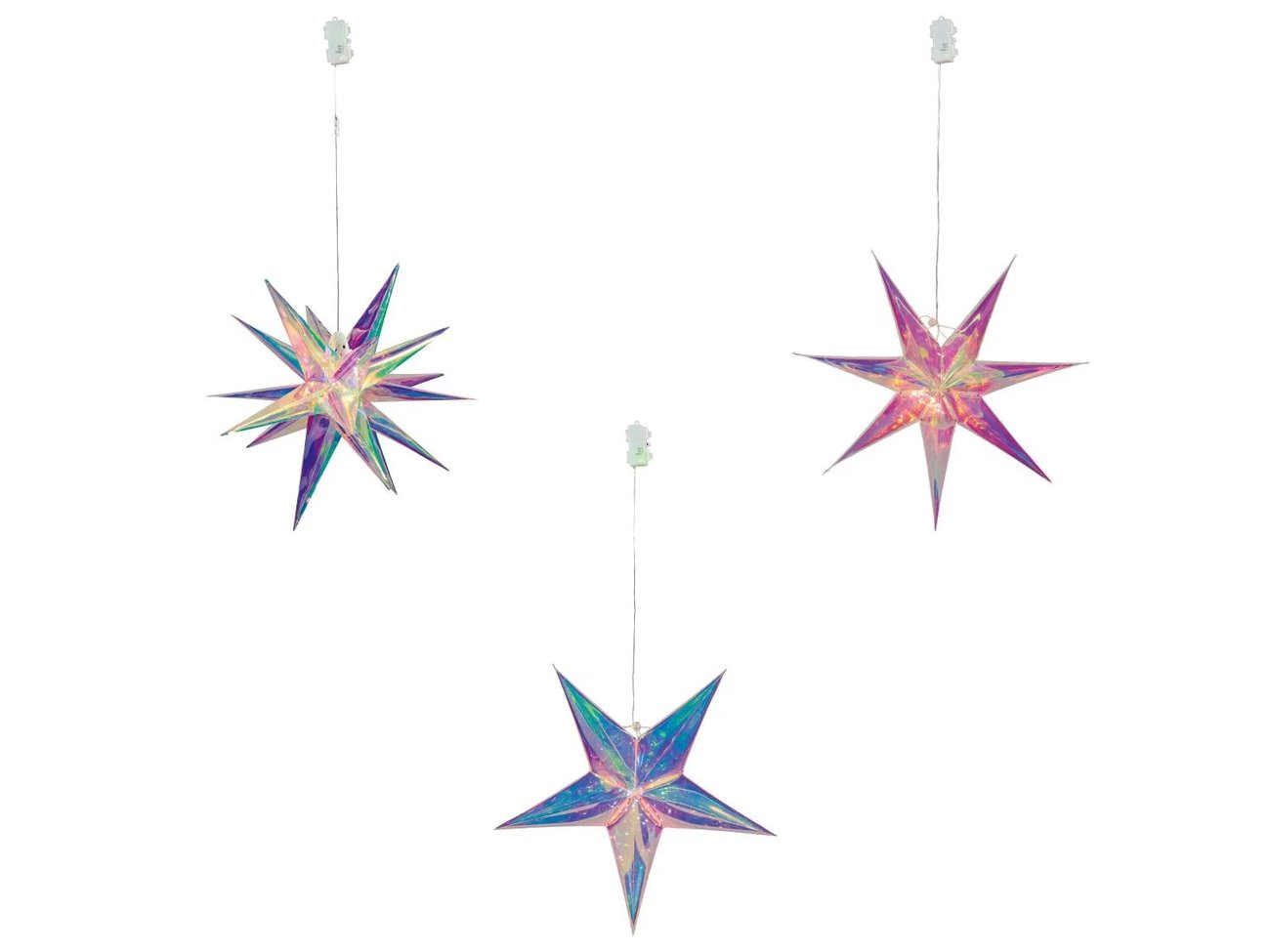 Faltbarer Stern »Holographic 3D«