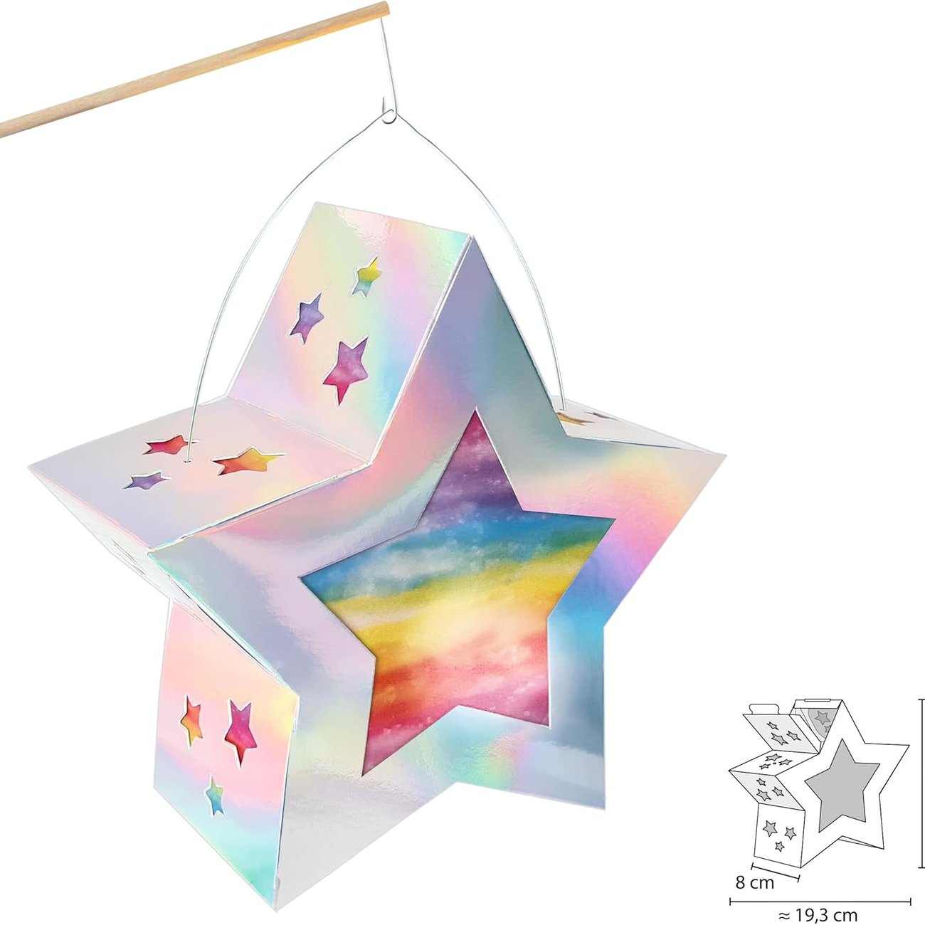 Ursus 18790001F - Laternen-Bastelset Twinkle Star