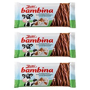 3er Pack Zetti Bambina Vollmilch-Haselnuss