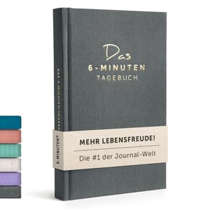 6-Minuten Tagebuch für Erwachsene 2025 (Das Original)