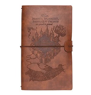 Grupo Erik Reisetagebuch zum Selberschreiben - Notizbuch Harry Potter - Dotted Notebook A5 Die Karte