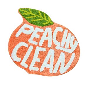 Peach Clean Badematte