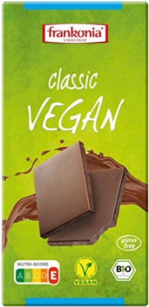 frankonia CHOCOLAT BIO helle Vegan, Helle Kakaotafel, 100 g