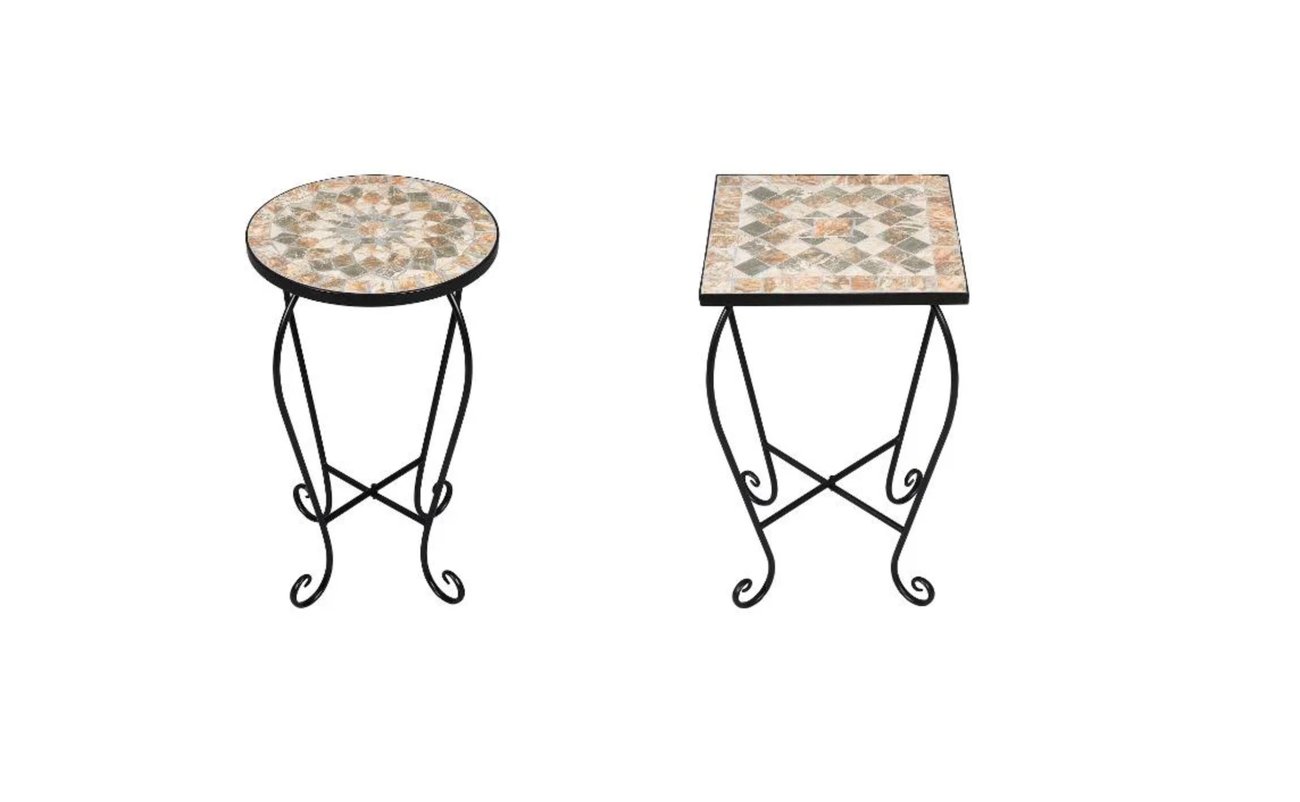 LIVARNO home - Pflanztisch, mit Mosaik, faltbar