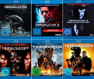 Terminator 1-6 Uncut Blu-ray