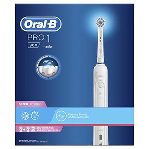 Oral-B Pro 1 900 Elektrische Zahnbürste, für eine sanfte Reinigung am Zahnfleischrand