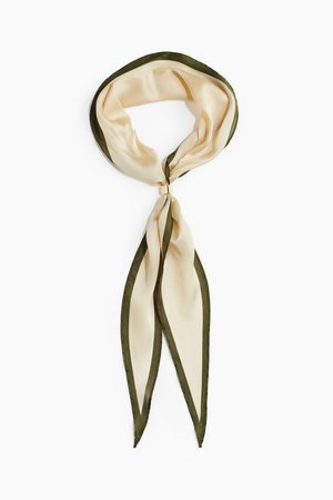 Tuch mit Perlendetail - Beige - Damen
