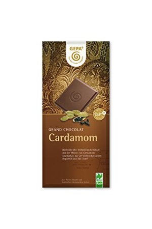 GEPA Bio Kardamom, 38% Cacao, 5er Pack (5 x 100 g Packung)