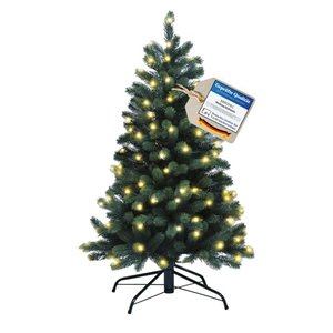 Xenotec Premium Weihnachtsbaum 120cm – helles Licht – mit 118 LEDs