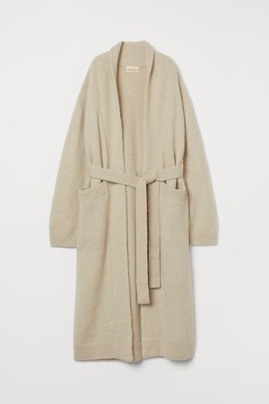 Oversized Cardigan aus Wollmix