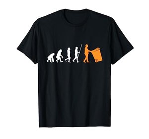 Evolution – Müllmänner sind das bislang Beste – Lustiges T-Shirt