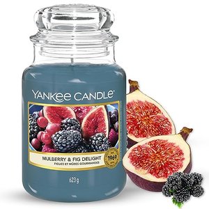 Yankee Candle Duftkerze im Glas "Mulberry & Fig Delight"