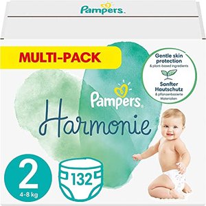 Pampers Harmonie Baby Windeln, aus Premium-Baumwolle und pflanzenbasierten Materialien