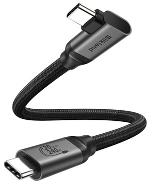 Silkland USB-C-Kabel (240 Watt / 20 GBit/s) – 0,3 Meter