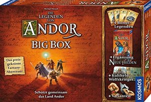 Kosmos 683122 Die Legenden von Andor-Big Box Spiel