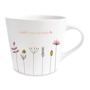 Grafik-Werkstatt Kaffee-Tasse mit 100% Echtgold