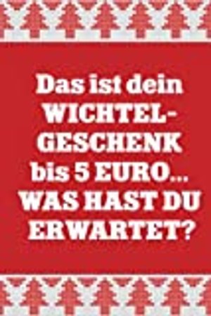 Wichtelgeschenk unter 5 Euro: Wichtel Notizbuch