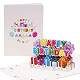 Happy Birthday Geburtstagskarte fröhlich, bunt | Pop up Karte