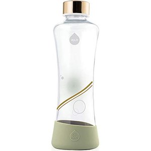 EQUA Glasflasche Metallic Gold 550 ml