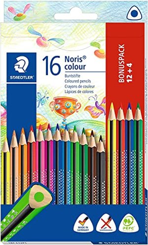 STAEDTLER Buntstifte Set mit 16 brillanten Stiften